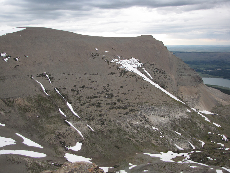 Just another big pile of scree; I get tired just looking at it!