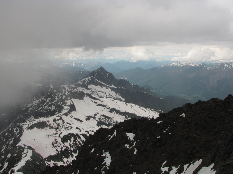 This was about all I could snap on my camera before the rain came...