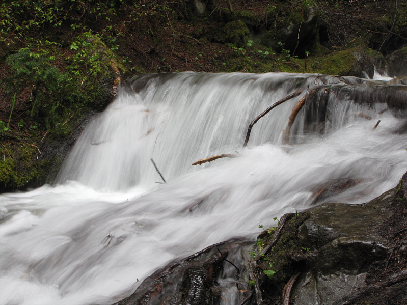They should move that useless footbridge at the trailhead up to here!