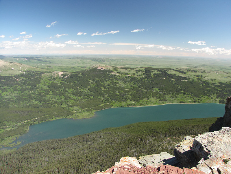 You need a permit to fish on the side of the lake that lies in the Blackfeet Indian Reservation.