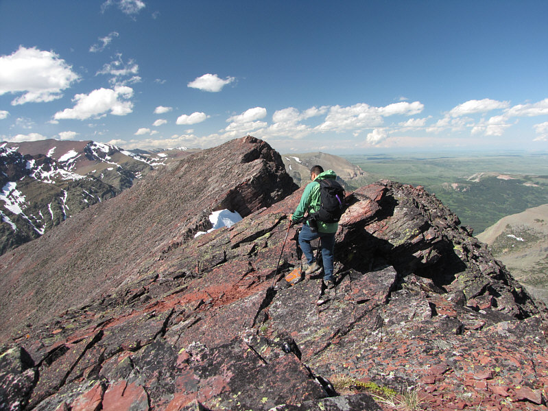 I bypassed the top of A1 on the way back to save on some needless elevation gain.