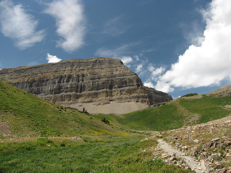 Too bad they didn't build the switchbacks straight up the rock face.