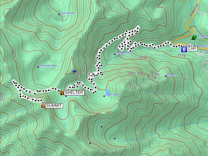 An easy but long hike.