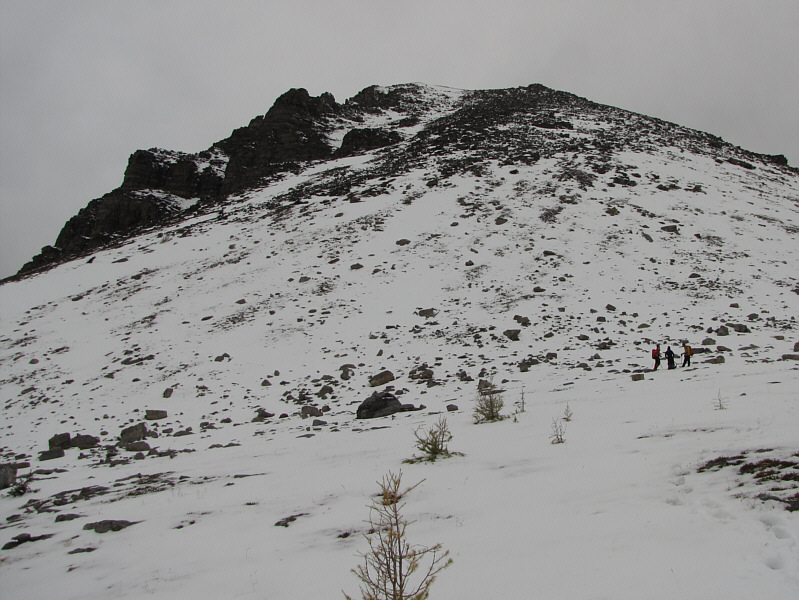 It's still another 300 metres elevation gain from here, plus it gets quite steep!