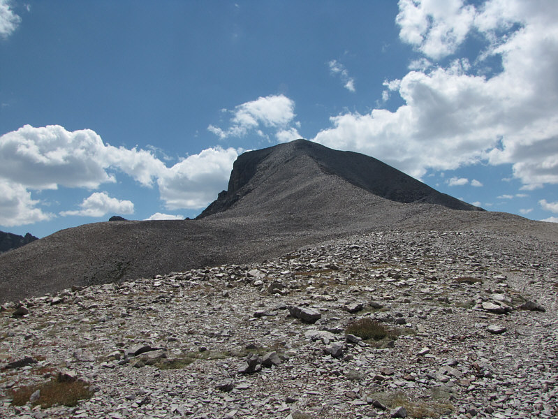 The wind was quite brutal at times on this ridge.