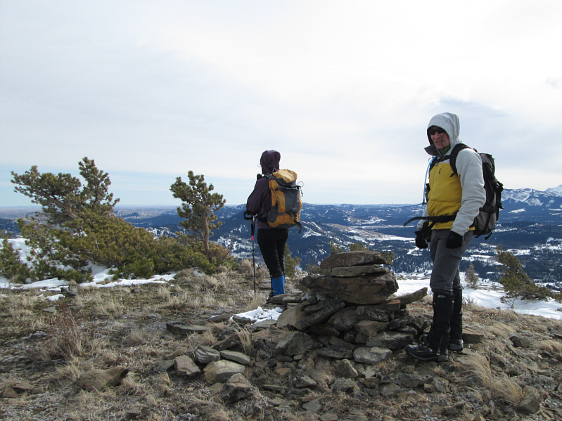 It's bloody windy up here today!