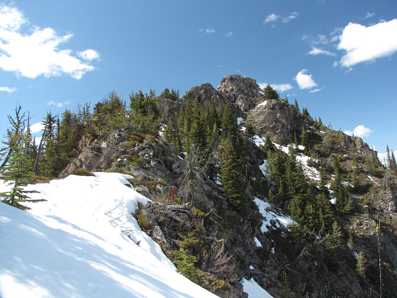 I'm still about 45 minutes away from the summit at this point!