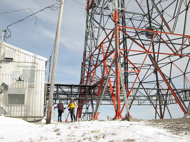 Should be able to get good TV reception up here!