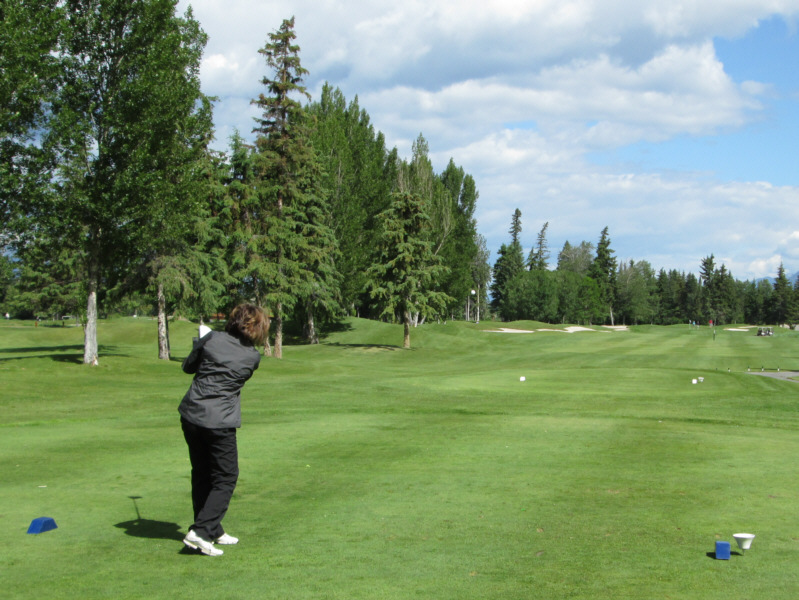 Joanne's a driving machine!