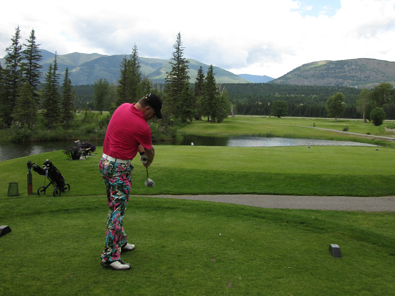 Toughest hole on the Riverside course.