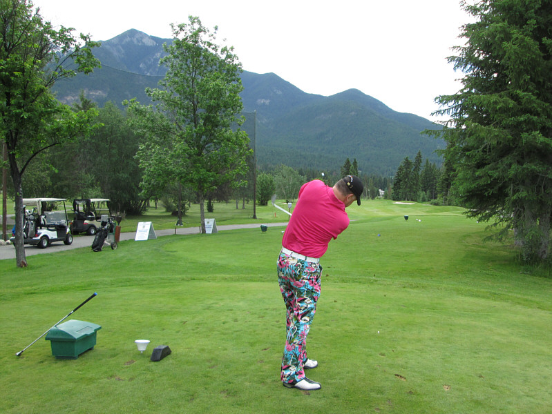 We should have played from the white tees!