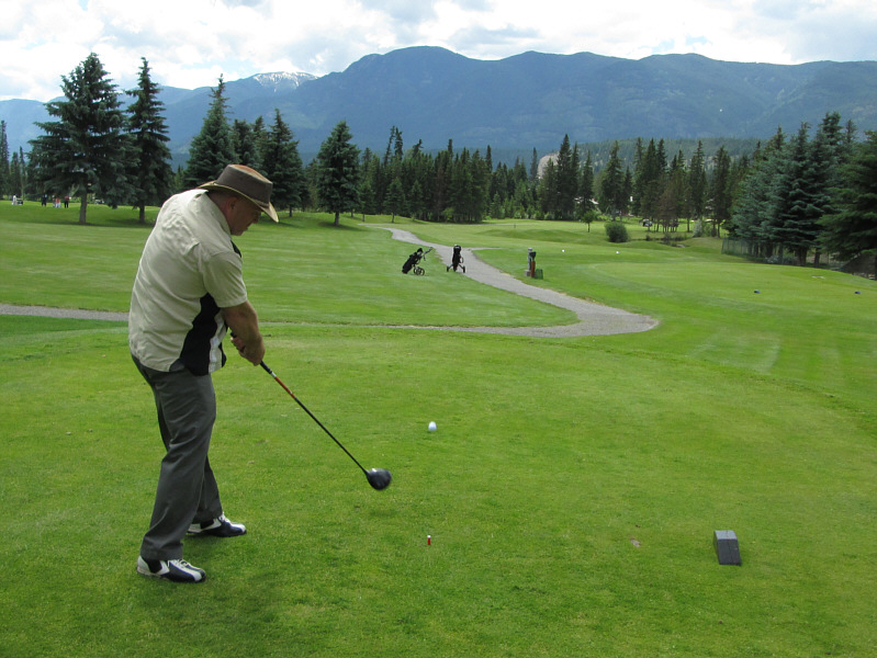 This is his second shot!