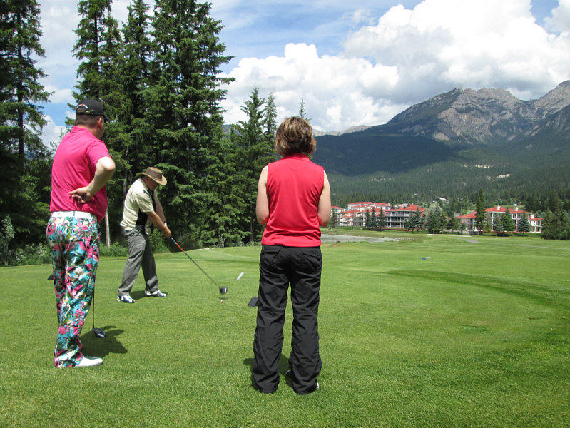 Mair's best drive of the day!