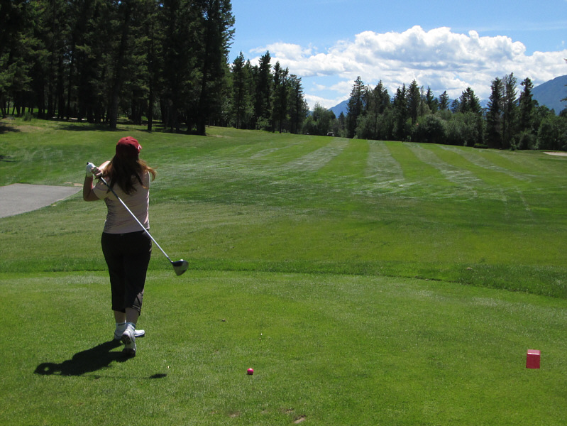 Spot her pink ball (no, not the one beside her)?