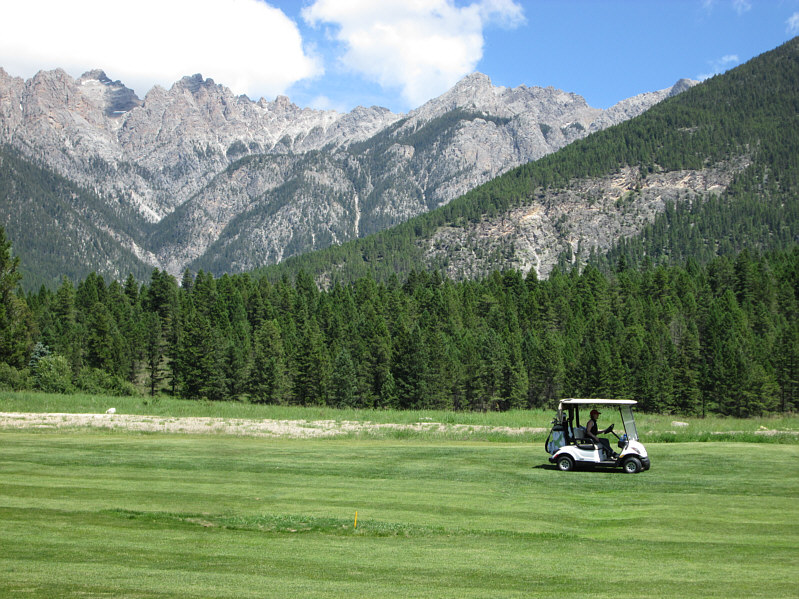 Those are some rugged peaks in the background.