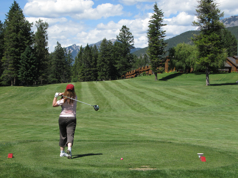 She whacked it good, nonetheless!