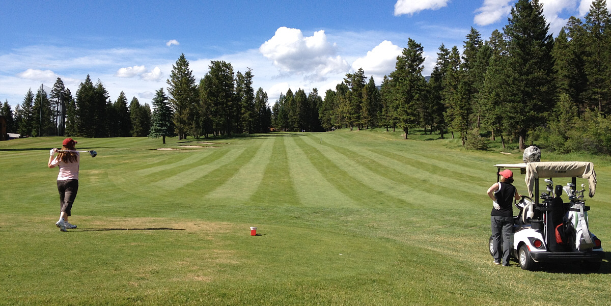 The ball went somewhere to the right...