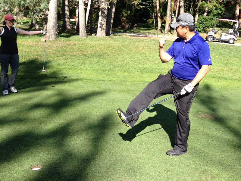 This made up for an otherwise dismal weekend of golf for me!