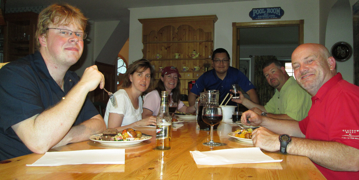 A great dinner to cap off a great weekend!