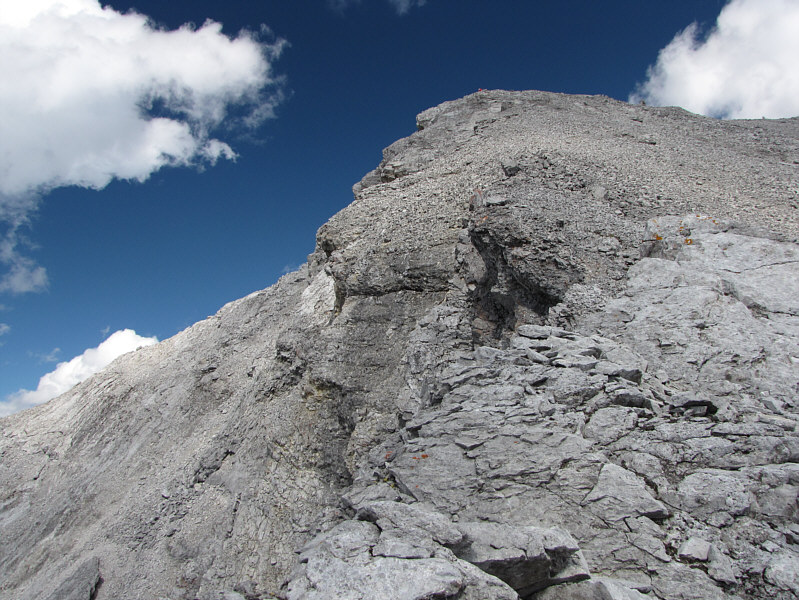 That last bit of treadmill scree before the summit ridge is really awful!