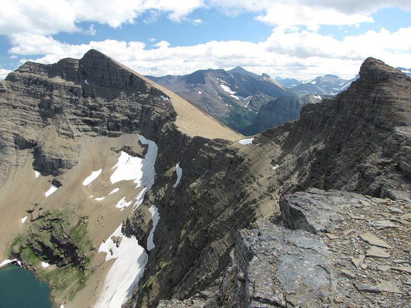 We were on the summit of Mount Henkel only a little over an hour ago.
