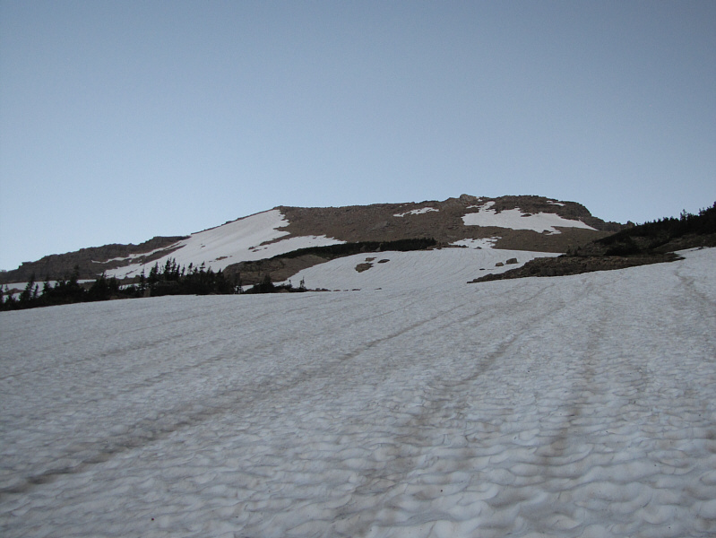 The goal is to aim for the "flat" top in the photo.