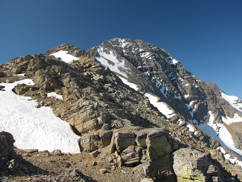 Ulp! There's still a lot of elevation left to gain...