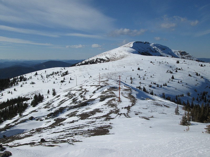 Should be interesting to ski through all those bare patches!