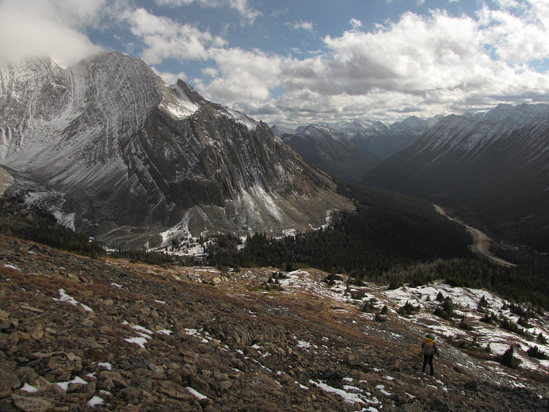 Marta did a superb job of finding the easiest route down.