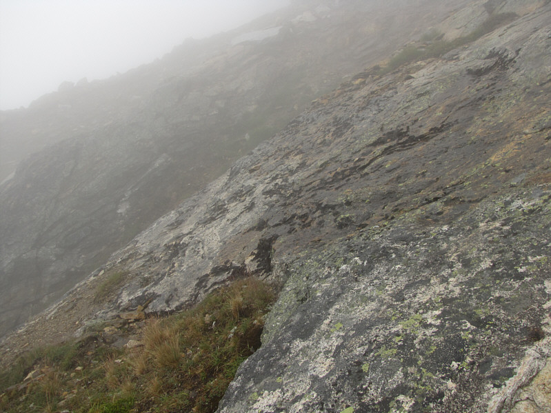 Trekking poles are useless here; need good grip on your boots!