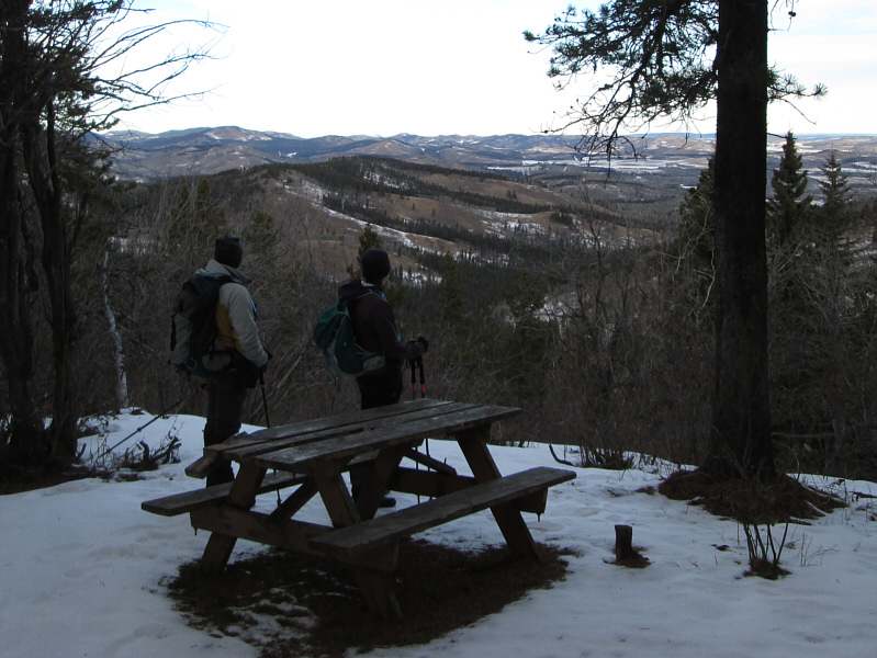 Looking out at a whole lotta nothing!