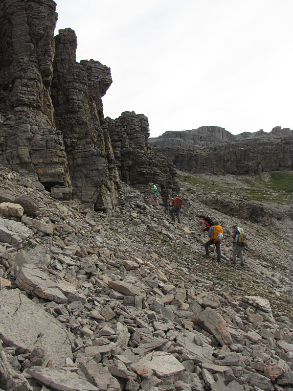 There are other feasible places to surmount the cliffs.