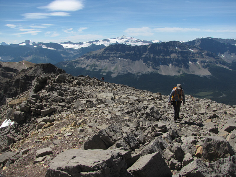 Easy hiking from here to the summit.