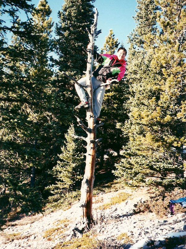 Sun Ice jacket, sweat pants, and Nike light hiking shoes--I'm quite the fashion statement!