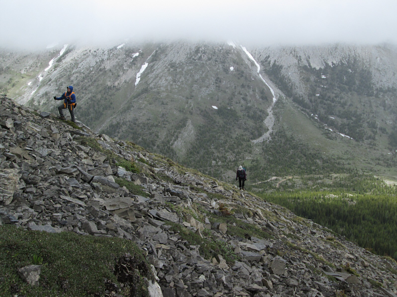 Hmm...clouds are getting lower...