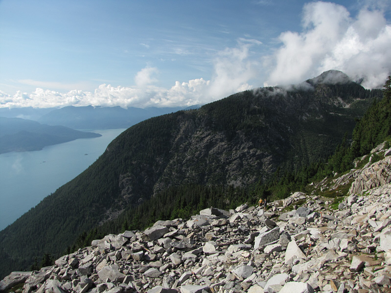 It's gonna be a long walk down...