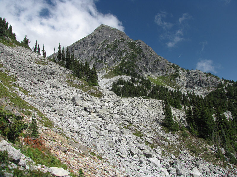 Keep an eye out for cairns marking the route.