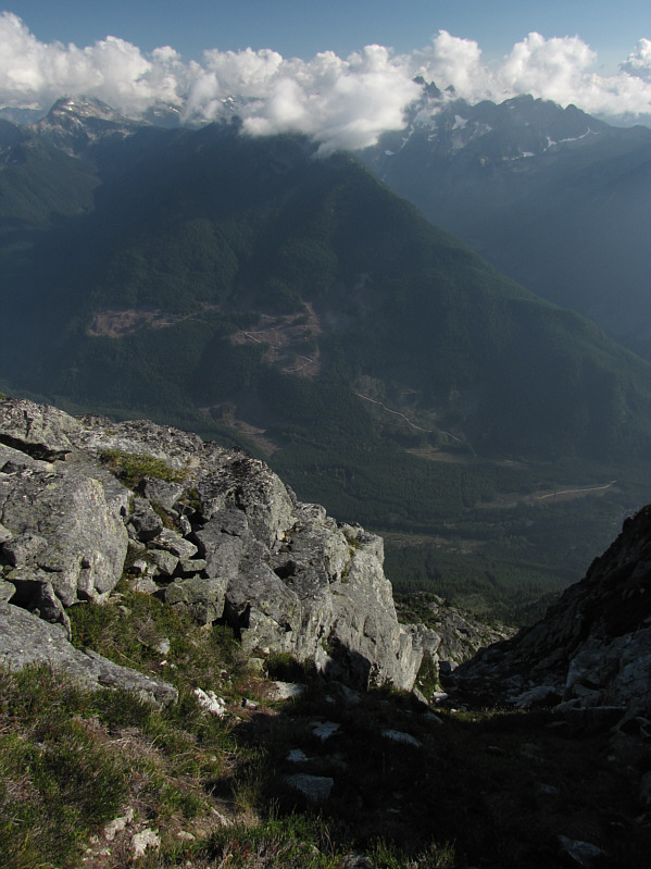 Always seems steeper going down than up!