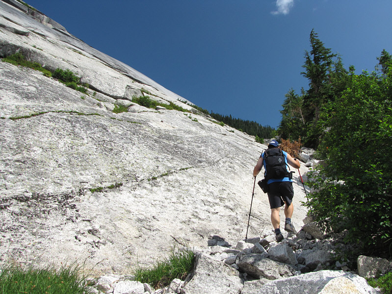 Feels great to hike in shorts again!
