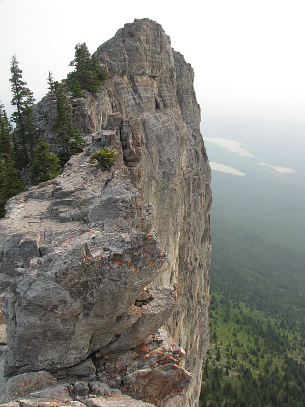 And people climb up this side? No thanks!