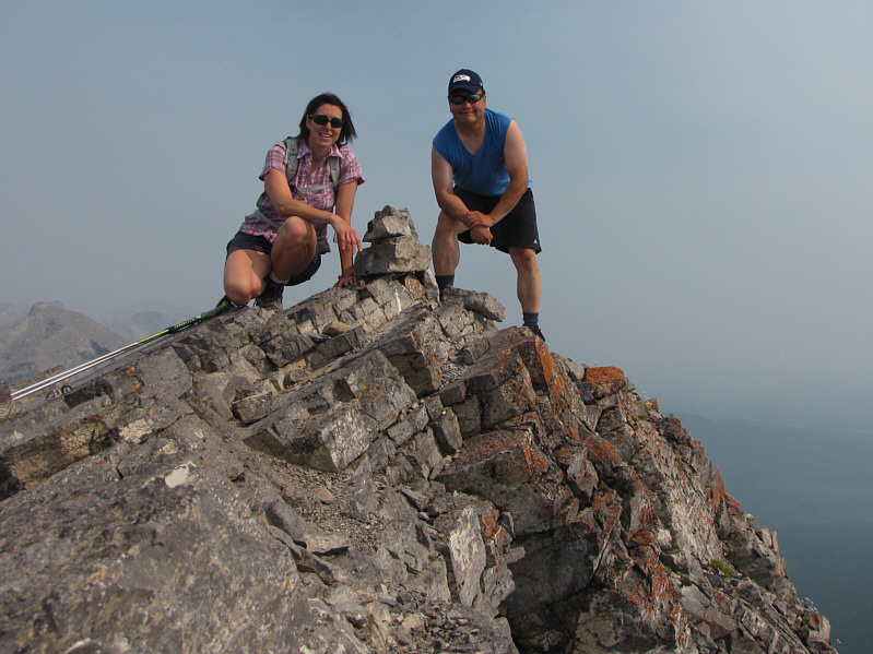 It took us a leisurely 2 hours and 47 minutes to get up here from the parking lot.