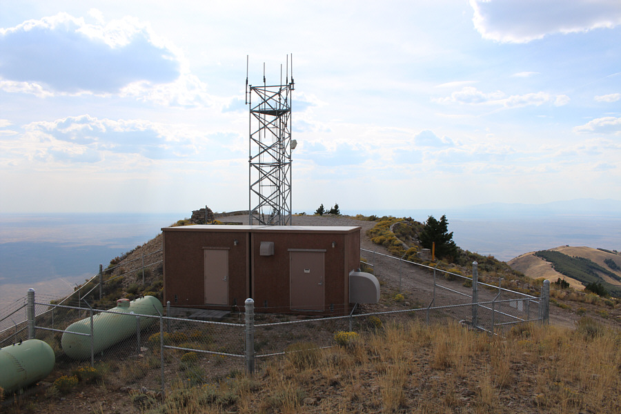 So there was an outhouse up here!