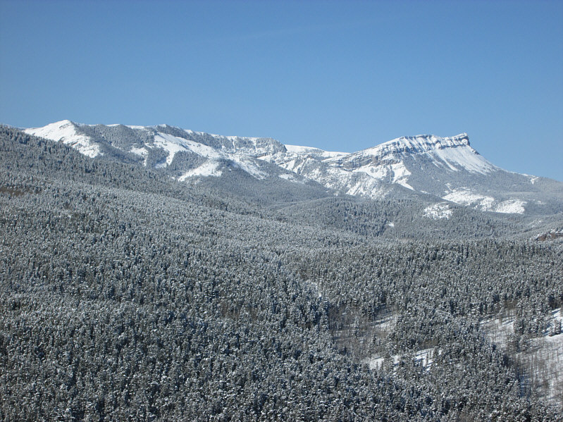 Sentinel Peak looks really striking from this perspective.