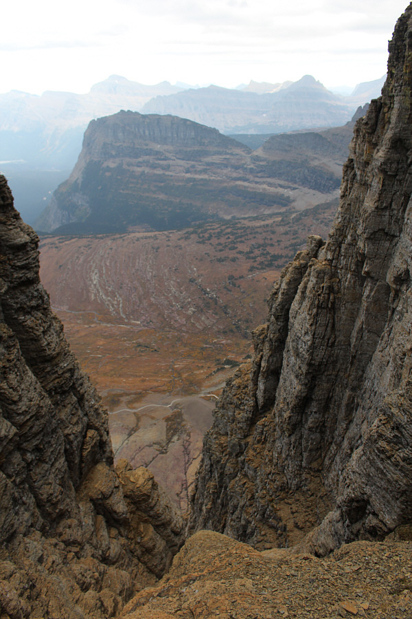 Hard to believe we came up this way; I can't imagine going down this way, either!