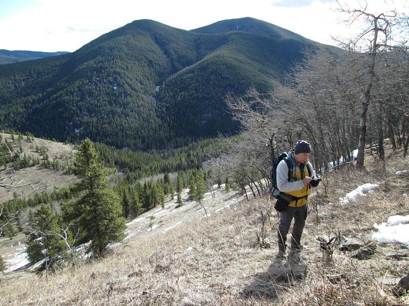 You know the mountain is lame when texting is more interesting than the scenery!