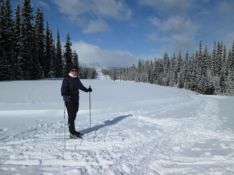 We should have returned the way we came instead of taking the Hydroline which was windy and ungroomed.
