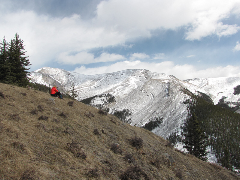 A good place for a break after all the bushwhacking.