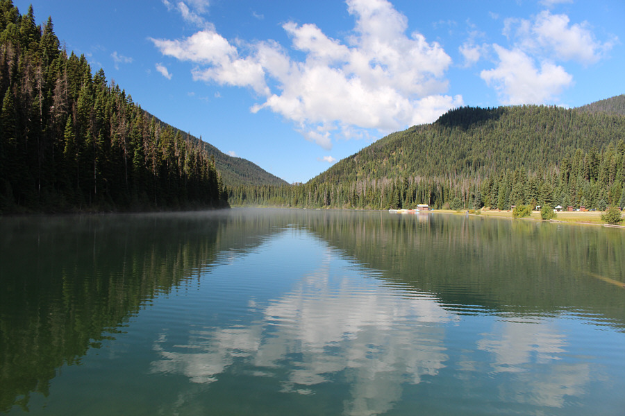 You won't find tranquility here though...at least not at this end of the lake!
