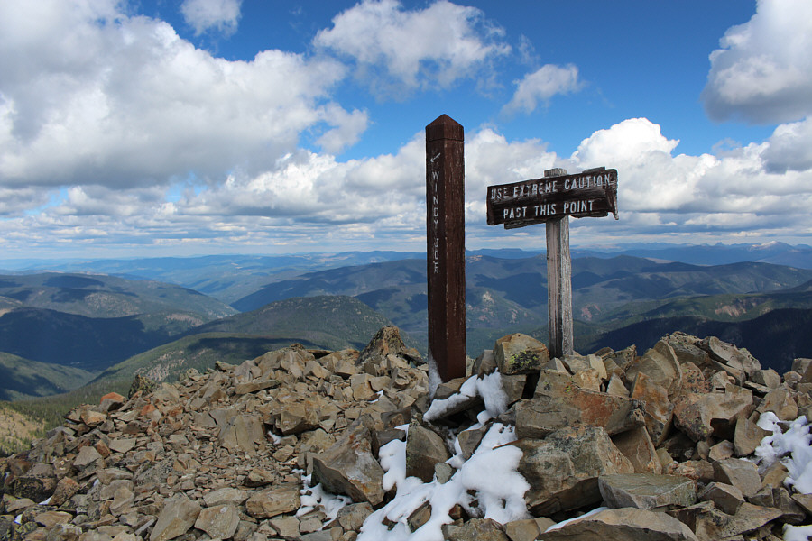 Not sure which direction the caution sign is referring to...