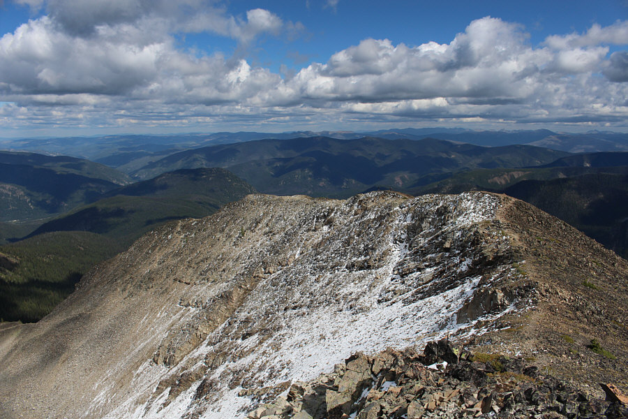 If you look really closely, you might be able to spot the two backpackers coming up the ridge.